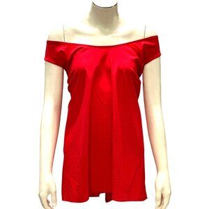 CCC Perfectform Sheer Lightweight Red Dressy Tank Top Size 3X Made In USA